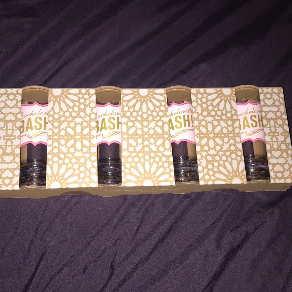 New bachelorette shot glasses